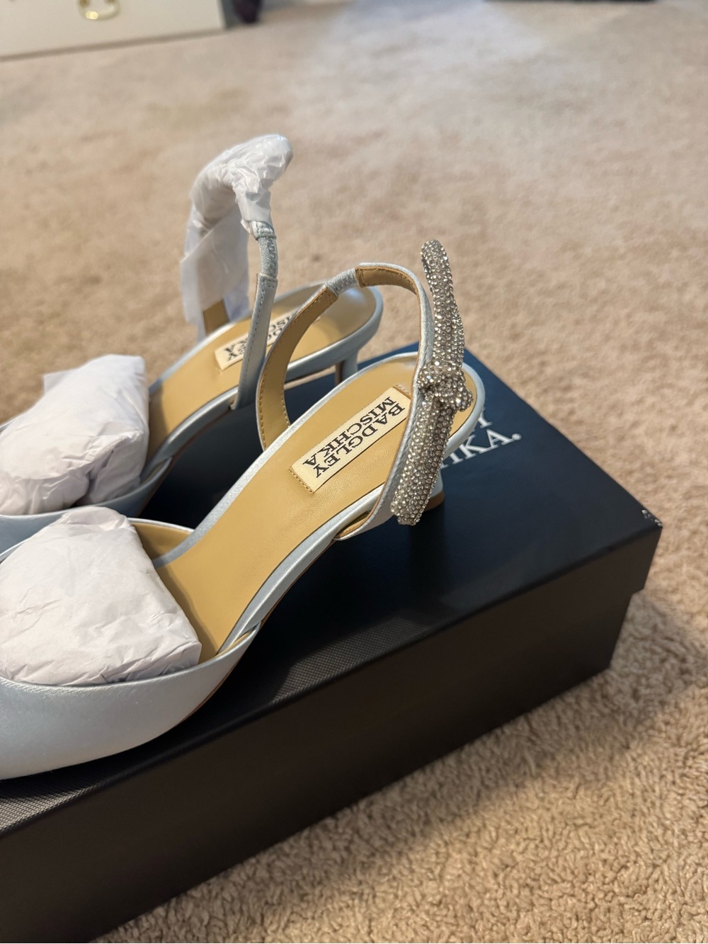 Badgley Mischka Kitten Heels